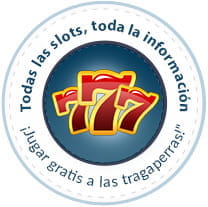 Logotipo de la página www.westloopstudio.com con tres sietes rojos con el borde amarillo dentro de un círculo de fondo azul. El 7 central es mayor que los otros dos, que estás ligeramente inclinados. En el logo se puede leer todas las slots; toda la información; ?jugar gratis a las tragaperras! sobre otro círculo blanco de mayor tama?o que el azul.
